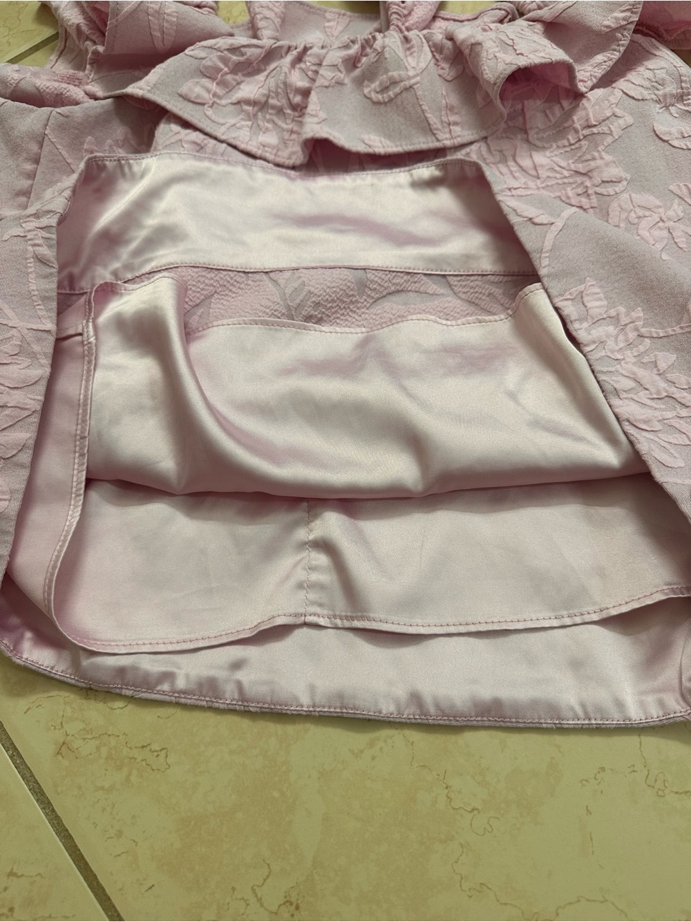 Lilly Pulitzer Lavender Ruffle Square-Neck Tank - Picture 8 of 10